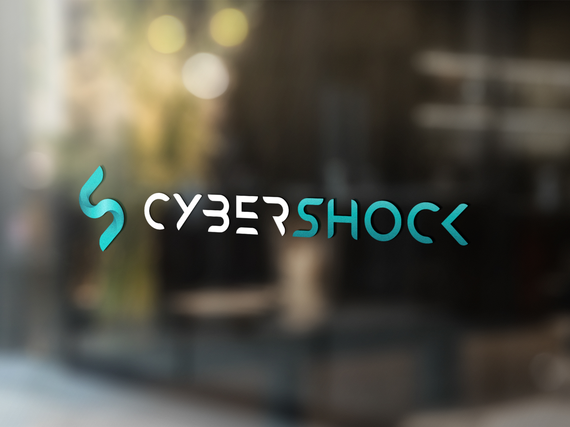 Cybershock window signage