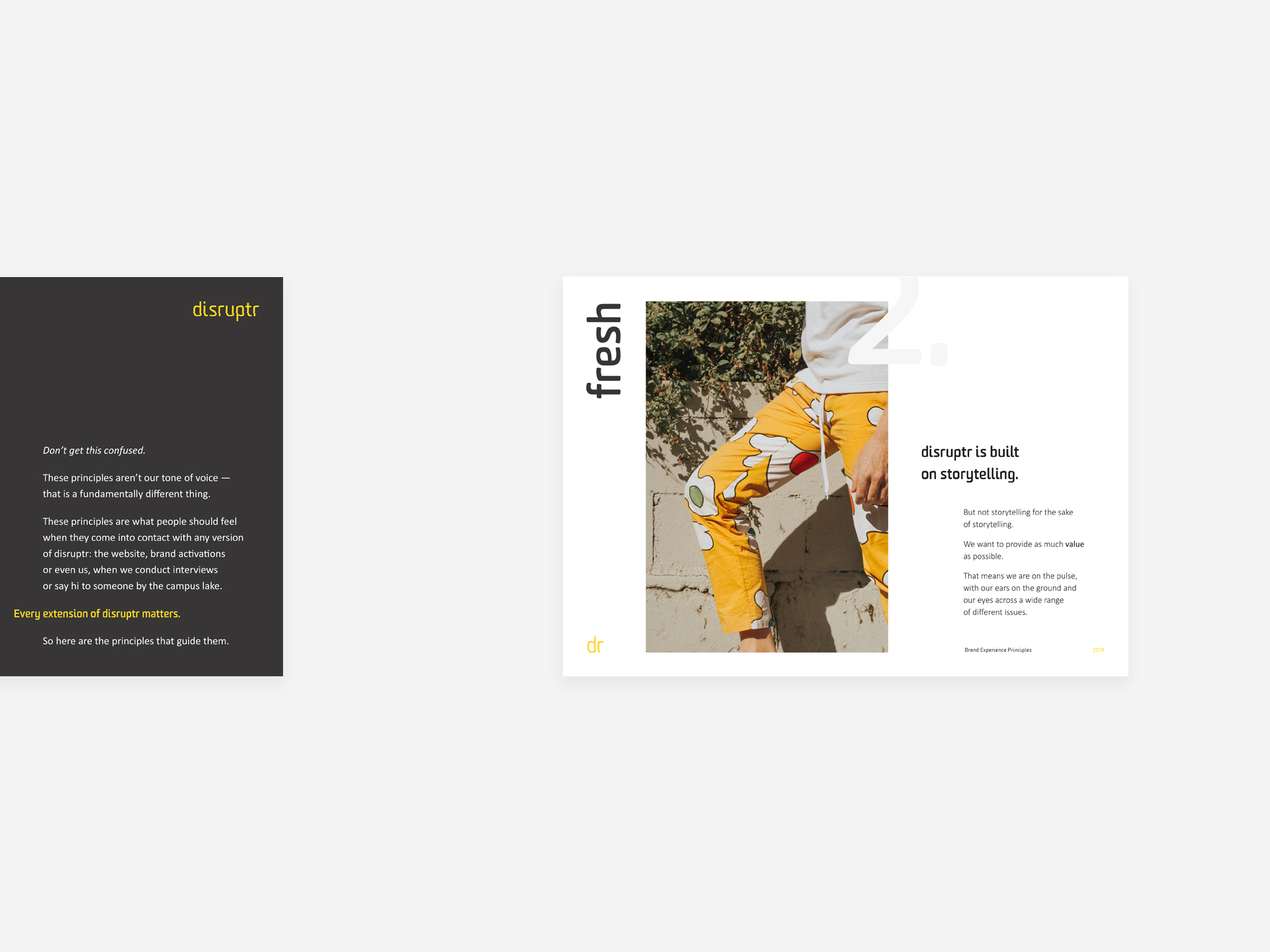 disruptr brand experience doc