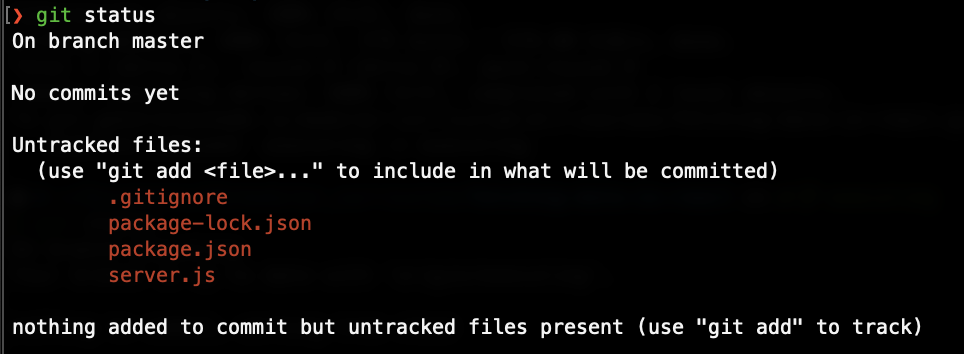 The .env file is no longer noticed by Git.