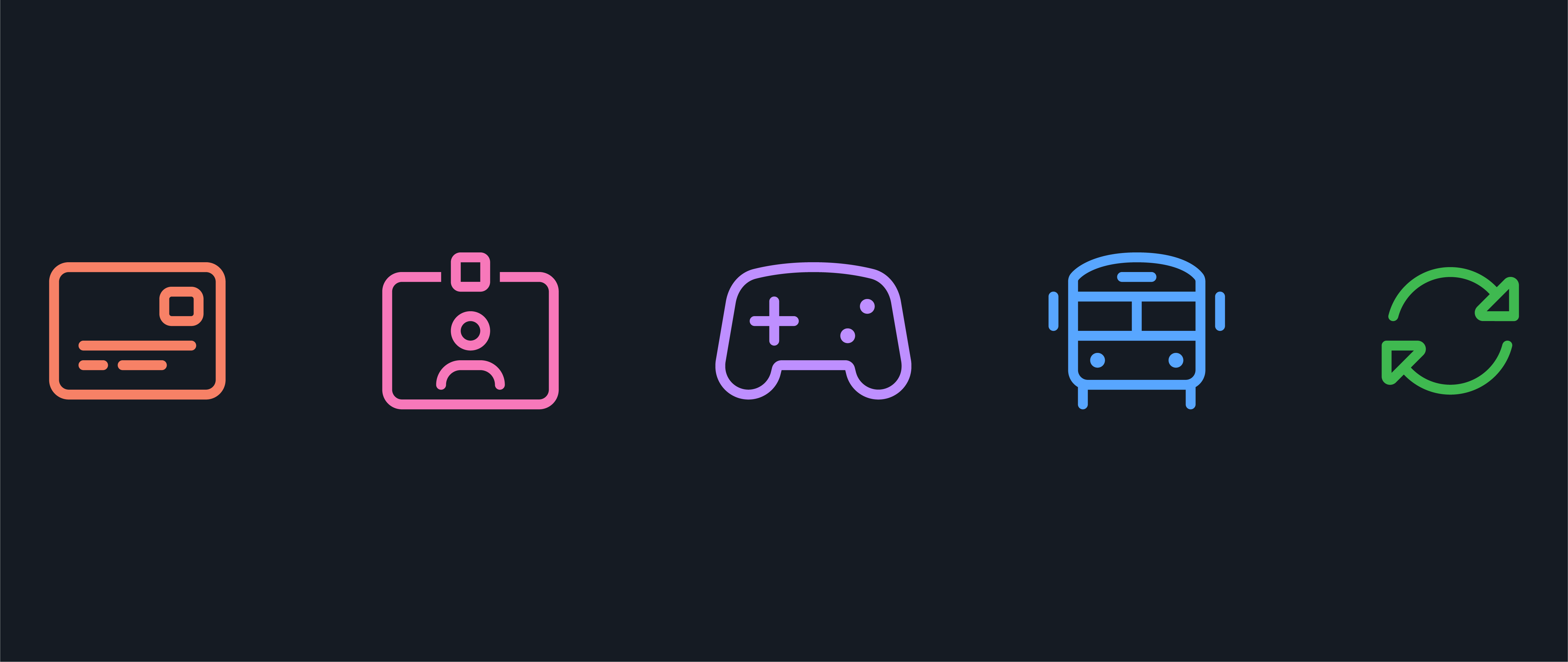 NFC has many uses like in credit cards, as identity, in gaming, public transport, and connecting devices.