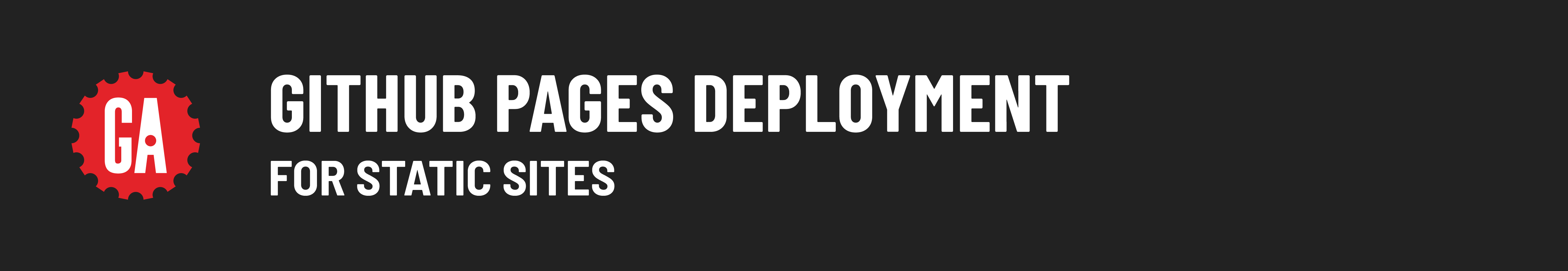 GitHub Pages Deployment for Static Sites