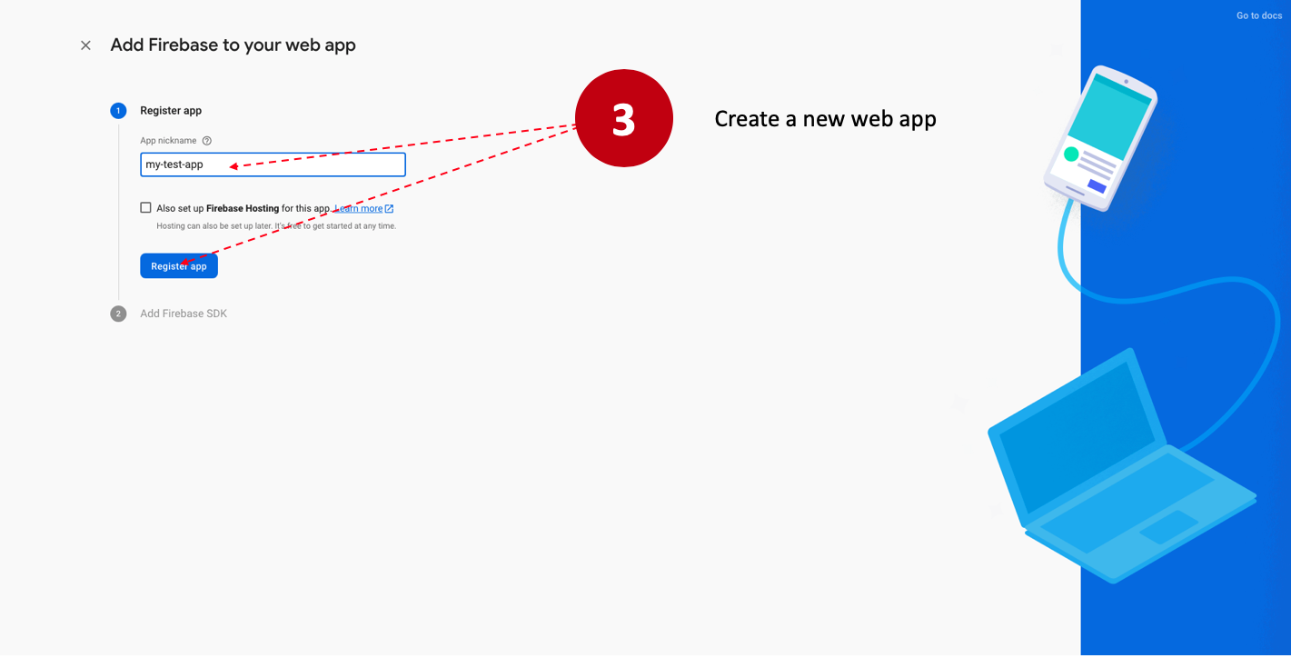 Firebase step 3B