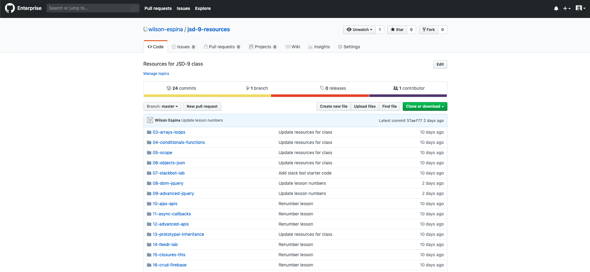 Github Enterprise step 1