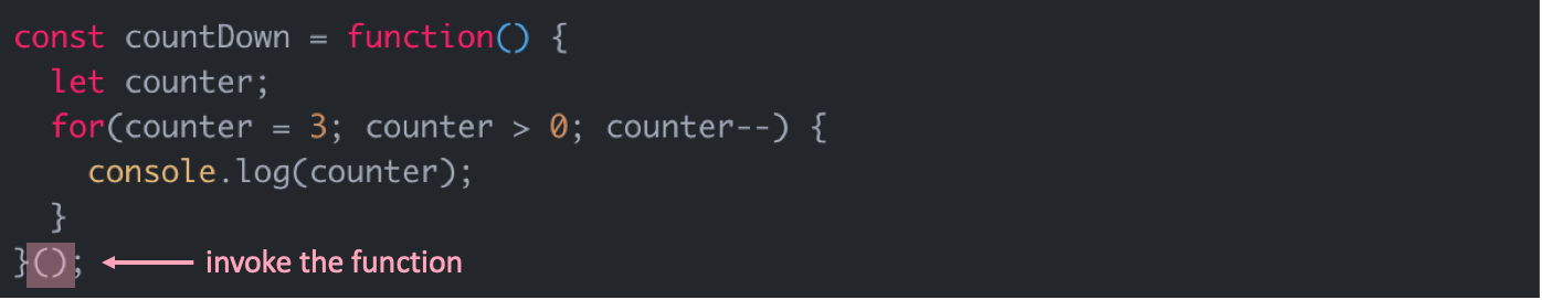 IIFE function expression