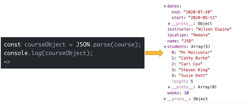 Working with data structures step 2 image