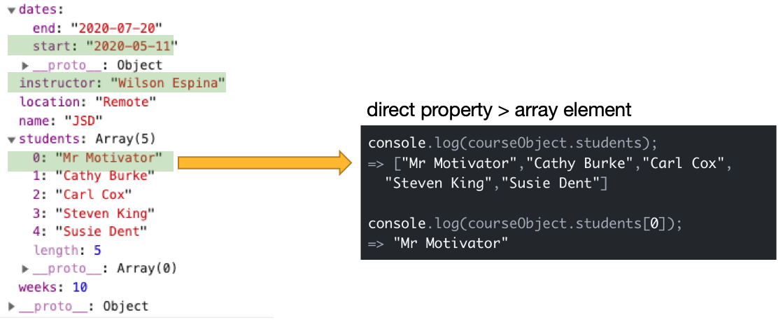 Working with data structures step 5 image